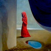 Red Enigma One.  •.    Painted in the 1990s, there is no accompanying text