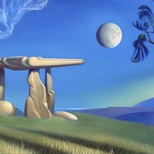 moonrise lanyon quoit   º