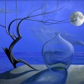 blue winter moon.  º