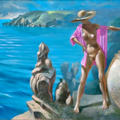 misty morning with vivienne